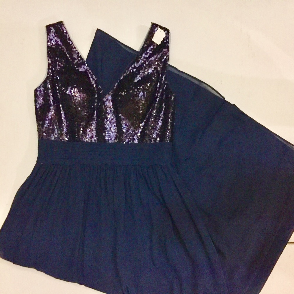 🛑🛑SOLD🛑🛑Gorgeous b2 Jasmine Gown Maxi Bustier Prom Full Skirted Dress wSequin - Picture 4 of 6